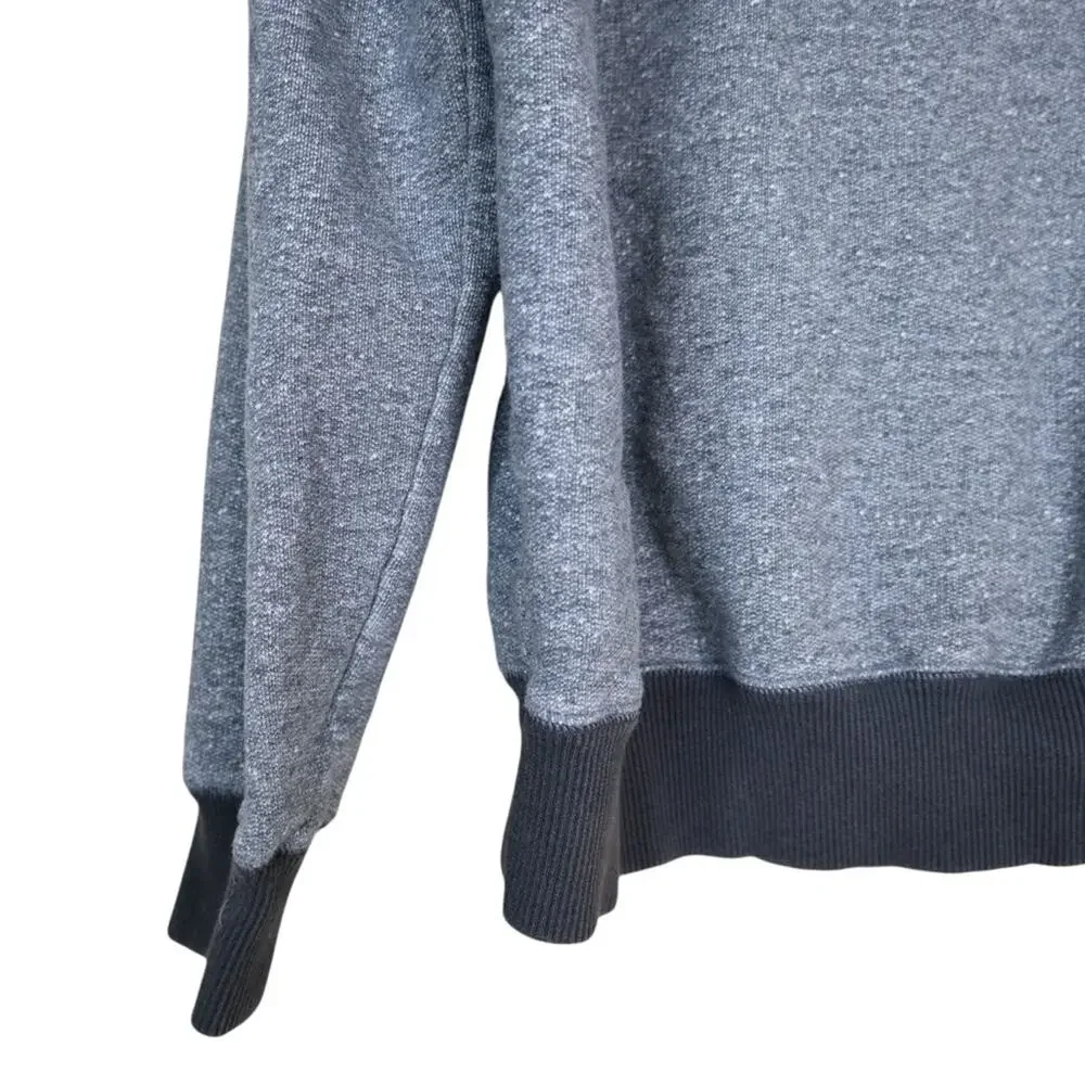 Nike Women's L Gray Quarter Zip Pullover Hoodie